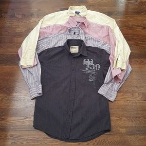 A bundle deal of 4 men's strip shirt